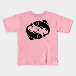 Pisces Double Fish Kids T-Shirt